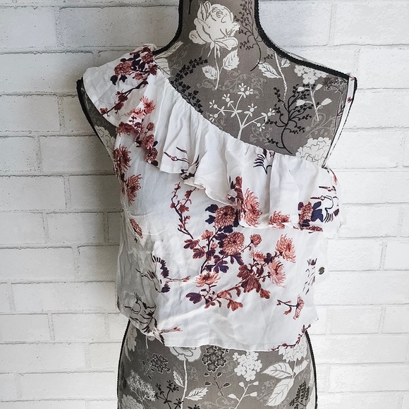 Roxy Lynette off shoulder crop top NEW size small - Picture 3 of 6